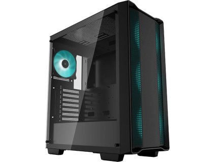 DEEPCOOL skříň CC560 V2 / ATX / 4x120 mm fan / USB 3.0 / USB 2.0 / černá