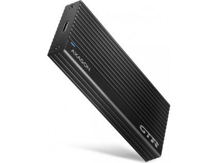 AXAGON box THIN BOX na M.2 NVMe SSD / EEM2-GTR / USB-C / USB 3.2 Gen2 / kabel 20cm USB-C na USB-C