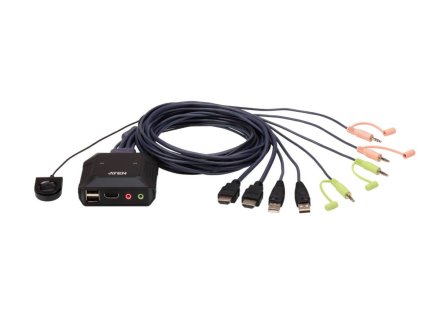 ATEN 2-port 4K HDMI KVM USB mini
