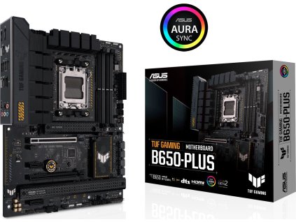 ASUS TUF GAMING B650-PLUS / AMD B650 / AM5 / 4x DDR5 / 3x M.2 / HDMI / DP / USB-C / ATX