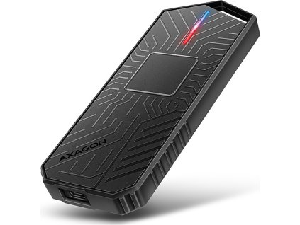 AXAGON EEM2-GAM, USB-C 10Gbps - NVMe & SATA SSD GAME M.2 box, bezšroubkový