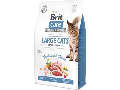 Brit Care 2,0kg cat Large cats Power& Vitality Grain-Free