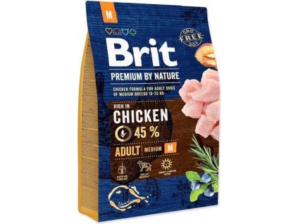 Brit Premium by Nature Adult M 3kg