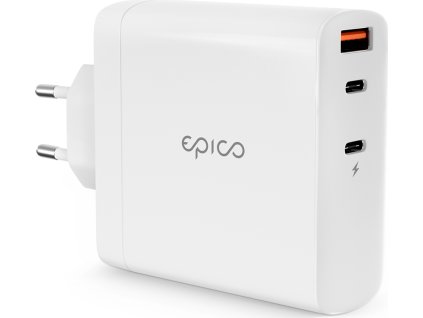 Epico 140W GaN síťová nabíječka - bílá