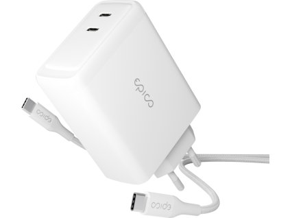 Epico 100W GaN síťová nabíječka s 2m USB-C kab.