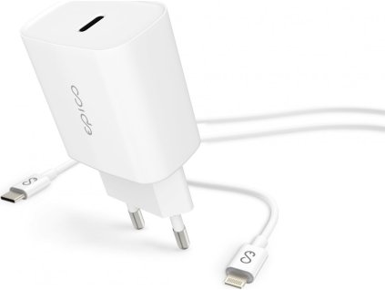 Epico UltraBoost GaN 20W síťový adaptér EA20 - bílá