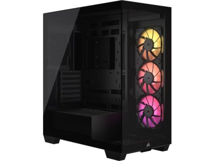 CORSAIR iCUE LINK 3500X/Midi Tower/Transpar./Černá