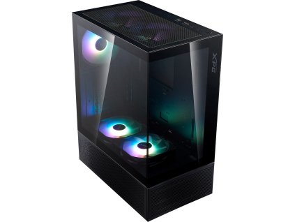 Adata XPG INVADER X MINI/Midi Tower/Transpar./Černá