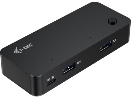 i-tec univerzální KVM HUB 2x USB-C + 2x USB-A 3.0 Port