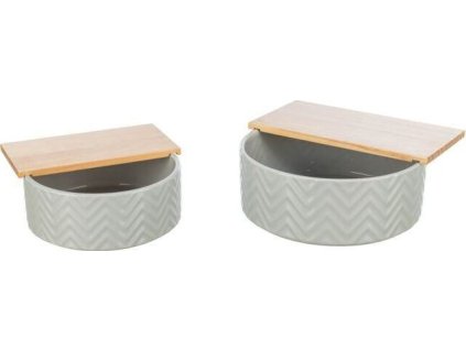 Písková lázeň s platformou, keramika/dřevo