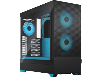 Fractal Design Pop Air RGB Cyan Core TG Clear Tint/Midi Tower/Transpar.