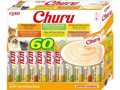 Churu cat masové pyré mix - kuře 840g (BAL.)