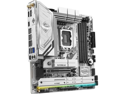 ASRock B860M Steel Legend WiFi / Intel B860 / LGA1851 / 4x DDR5 / 4x M.2 / HDMI / DP / Thunderbolt 4 / WiFi / mATX