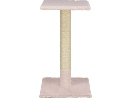 Škrabací sloupek BEANA, 69 cm, králičí plyš, světlerůžová - LIMITOVANÁ NABÍDKA