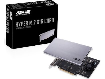 ASUS HYPER M.2 X16 CARD V2 - adaptér M.2 do PCIe