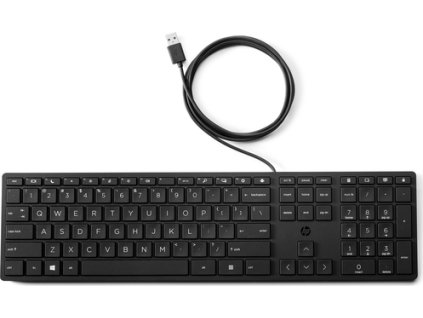 HP 320K/Drátové USB-A/CZ-SK layout/Černá