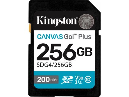 Kingston Canvas Go Plus/SDXC/256GB/UHS-I U3 / Class 10