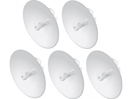 Ubiquiti PowerBeam 5AC Gen2 - AP/client 5GHz, anténa 25dBi MIMO2x2, airMAX AC, 1x Gbit RJ45, PoE 24V - sada 5ks