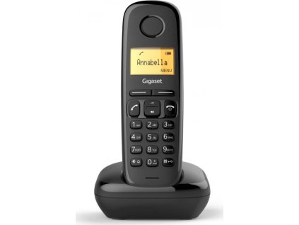 SIEMENS GIGASET A170 - DECT/GAP bezdrátový telefon, barva černá