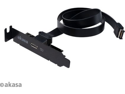 AKASA - USB 3.1 gen 2 Typ C PCI záslepka low profile