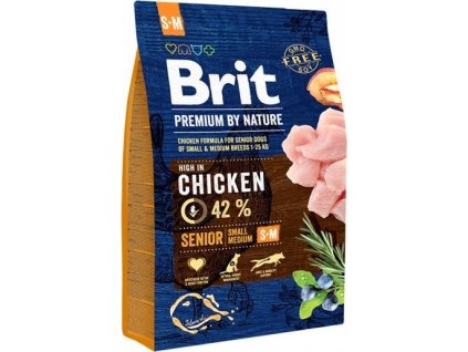 Brit Premium by Nature Senior S+M 3kg