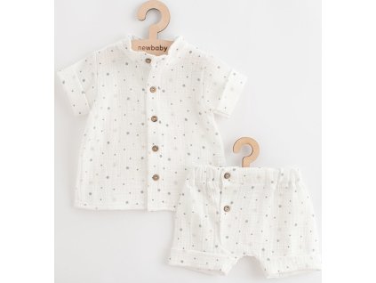 Kojenecká mušelínová košile s kraťasy New Baby Arthur 56 (0-3m)