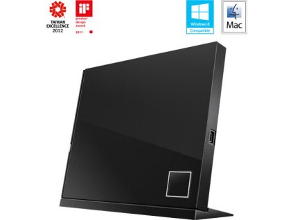 ASUS SBW-06D2X-U černá slim BDXL Bluray USB-A
