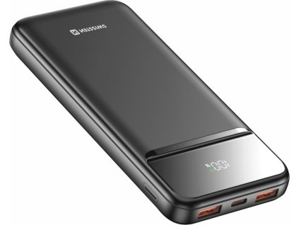 Swissten Power bank 10000 mAh POWER LINE II - černá