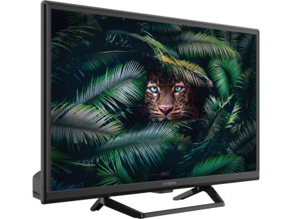 STRONG LED TV 24"/ SRT24HE4023C/ HD Ready/ 1366x768/ DVB-T2/C/S2/ H.265/HEVC/ 2x HDMI/ USB/ 12V/ centrální stojan/ E
