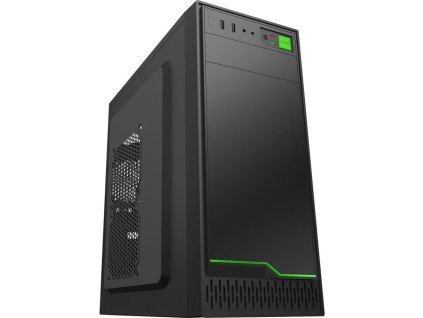 EUROCASE MidT ML N6-500B / bez zdroje / 2x USB 3.0  / černá