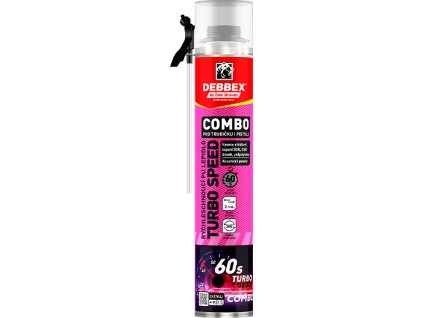 Rychleschnoucí PU lepidlo Turbo Speed COMBO 750 ml pistolová dóza žlutá