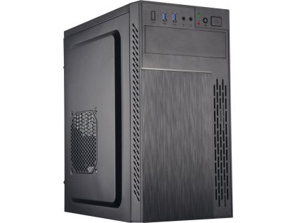 EUROCASE MidT ML M6-505B / mATX / bez zdroje / 2x USB 3.0 / černá
