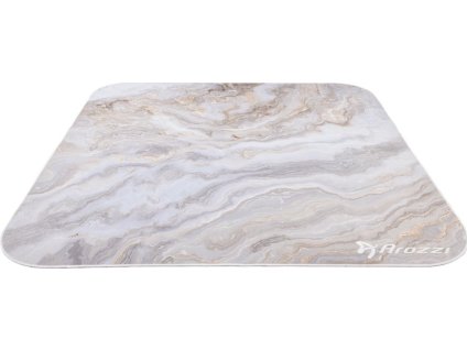 AROZZI Zona Quattro White Marble/ ochranná podložka na podlahu/ 116 x 116 cm/ design bílý mramor