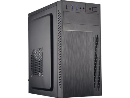 EUROCASE MidT ML M6-505B / mATX / bez zdroje / 2x USB 3.0 / USB-C / černá