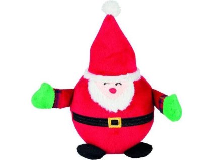 Vánoční kulaté figurky SANTA CLAUS, TUČNÁK, SNĚHULÁK 18 cm