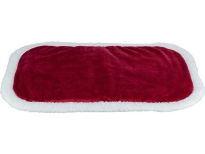 Xmas NEVIO oválná vánoční podložka, červená/bílá