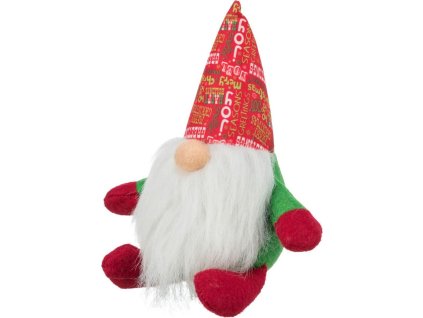 Xmas Dwarf - vánoční skřítek, hračka pro psy se zvukem, 21 cm, různé druhy