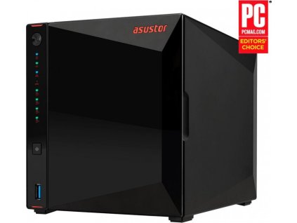 Asustor NAS Nimbustor 4 AS5304T / 4x 2,5"/3,5" SATA III/ Intel Celeron J4105 1.5 GHz/ 4GB/ 2x 2.5 GbE/ 3x USB 3.0/ HDMI