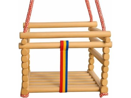 Dětská houpačka buková Baby Mix přírodní