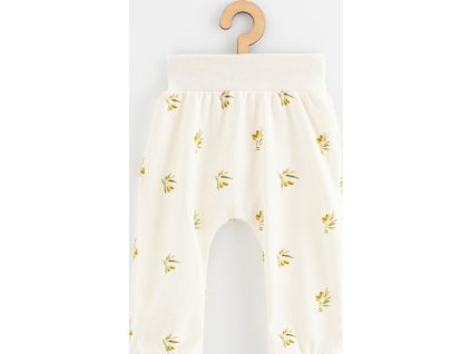 Kojenecké kalhoty z organické bavlny New Baby Olivy 74 (6-9m)