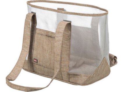 Transportní síťovaná taška MARY, 53 x 30 x 20 cm, nosnost 6 kg, písková