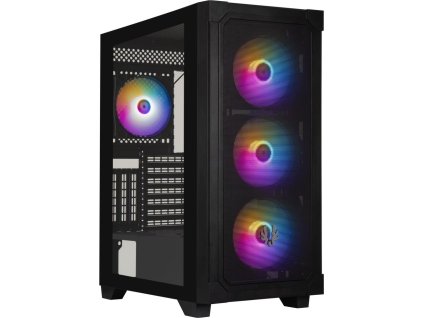 BitFenix skříň Graph ATX / 4x120 mm fan F-RGB / 2xUSB 3.0 / USB 2.0 / černá