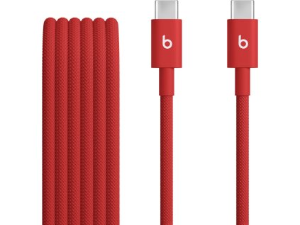 Beats USB-C / USB-C Woven Cable (1.5m)- Rapid Red