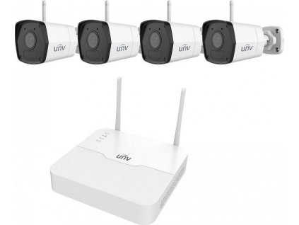 UNV KIT/NVR301-04LS3-W/4*2122LB-AF28WK-G/ 2.8mm 4 Ch/ H.265/1x HDD/40Mbps/mikrofon/microSD/ Wi-Fi/ DWDR/detekce pohybu
