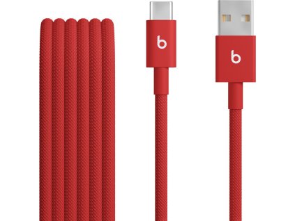 Beats USB-A / USB-C Woven Cable (1.5m)- Rapid Red