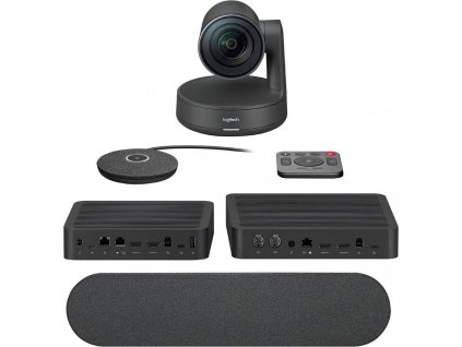 Logitech webkamera Rally Ultra-HD ConferenceCam/ 1 mikrofon/ 1 repro/ černá
