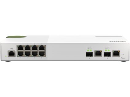 QNAP řízený switch QSW-M2108-2C (8x 2,5GbE RJ45 a 2x kombinované 10GbE SFP+ / RJ-45)