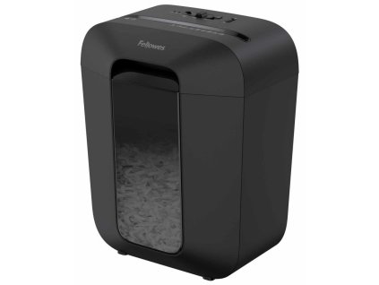 FELLOWES skartovač LX 45/ křížový řez 4x37mm/ objem koše 17 l/ stupeň utajení P-4 (důvěrné)/ černý