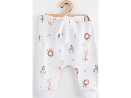 Dětské bavlněné kalhoty Jogger New Baby For Babies safari 68 (4-6m)