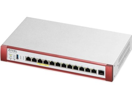 Zyxel USG FLEX 500H Series, 2*2.5G, 2*2.5G (PoE+) & 8 Gigabit user-definable ports, 1*USB with 1 YR Gold Security Pack